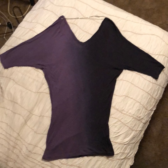 GUESS Sexy casual cotton mauve ombré dress so S - Picture 8 of 8